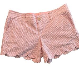Lilly Pulitzer Pink Scalloped Women Shorts